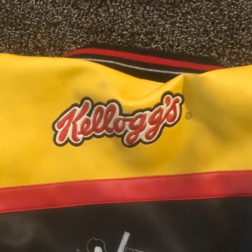 Leather NASCAR jacket